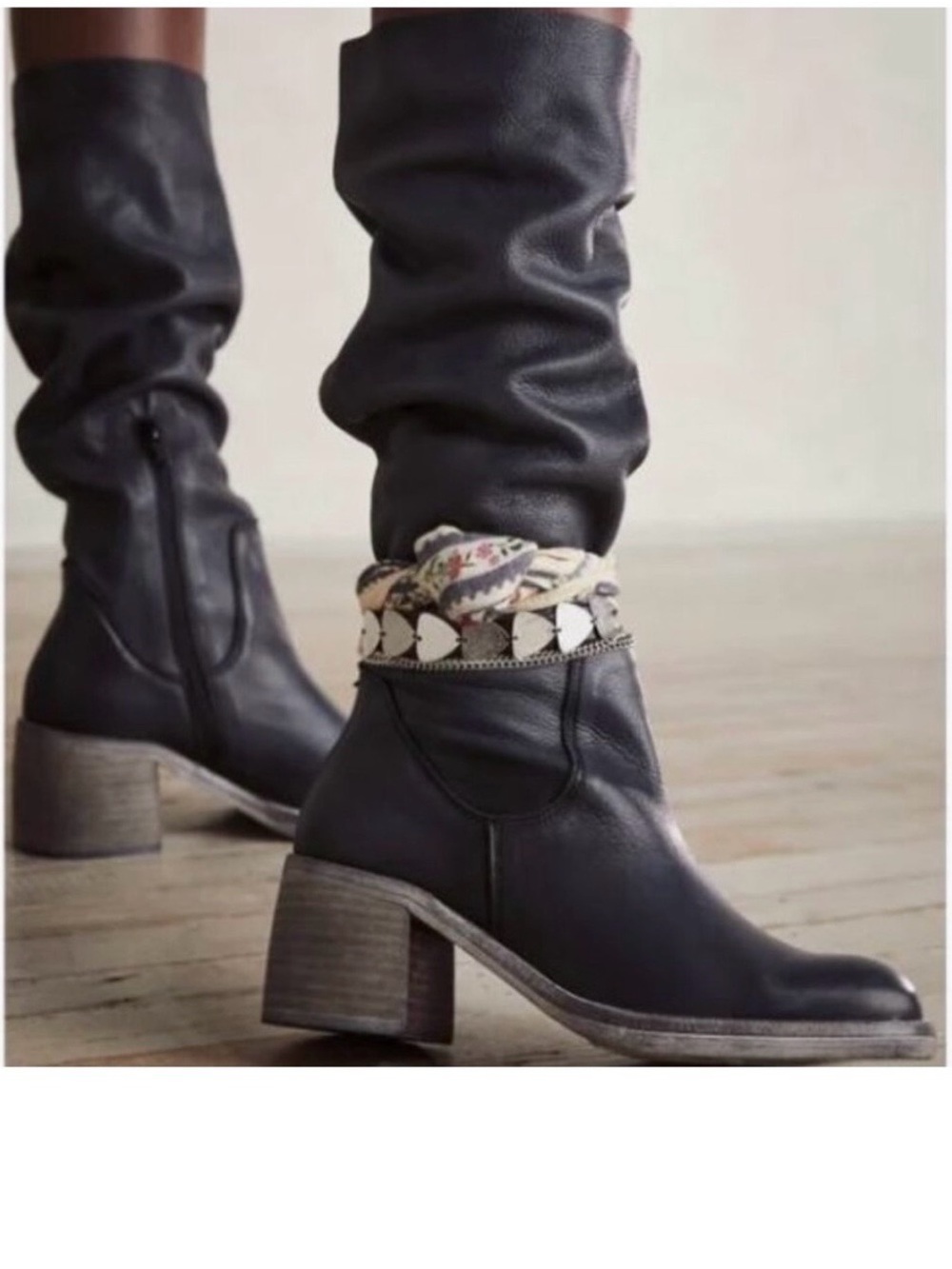 NWOT Free People Essential Tall Slouch Boots, EUR37.5